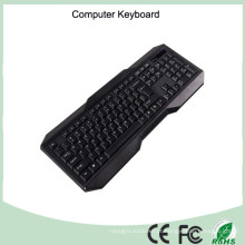 Teclado liso do computador da impressão a laser do certificado do RoHS do CE (KB-1801)